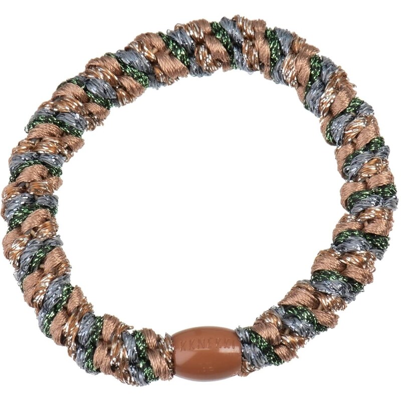Gumička do vlasov Kknekki Army / Nougat Glitter 65155024