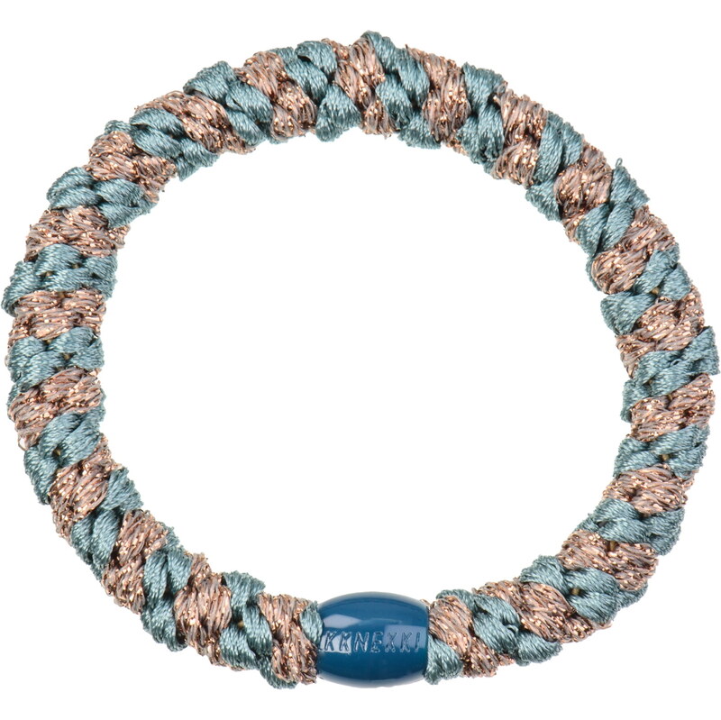 Gumička do vlasov Kknekki Faded green / Taupe Glitter 65155026