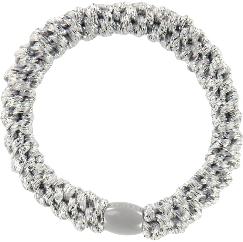 Gumička do vlasov Kknekki Silver Glitter 65155028