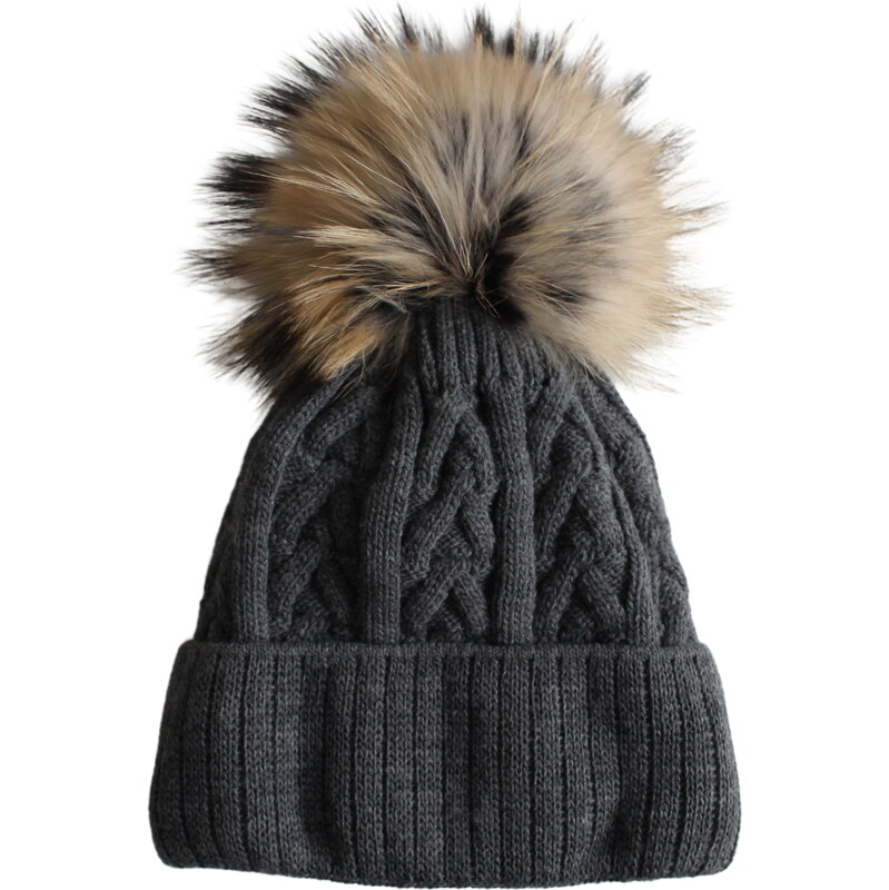 E-shop WOOLWEAR of Scandinavia Dámska čiapka Marika Dark Grey