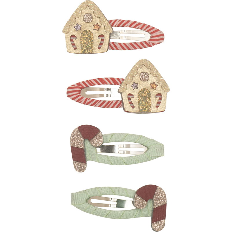 MIMI & LULA Sponky do vlasov Gingerbread – sada 4 ks 65155580