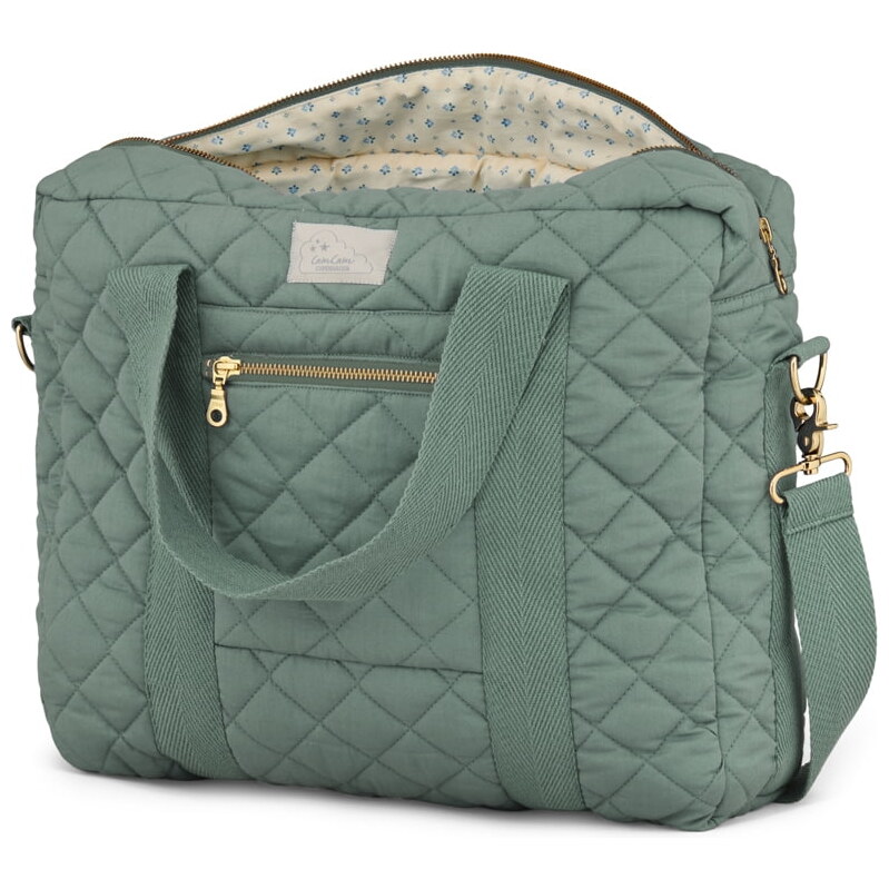Cam Cam ApS Prešívaná prebaľovacia taška Ivy Green 65155586