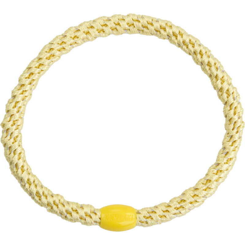 Gumička do vlasov Kknekki Slim Light Yellow 65156440