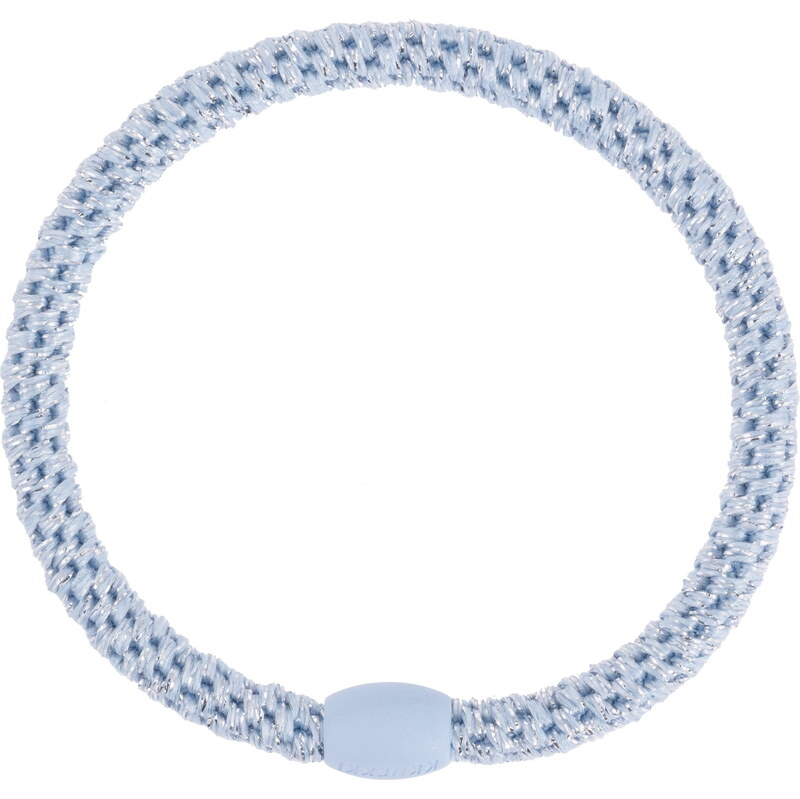 Gumička do vlasov Kknekki Slim Sea Blue Glitter 65156443