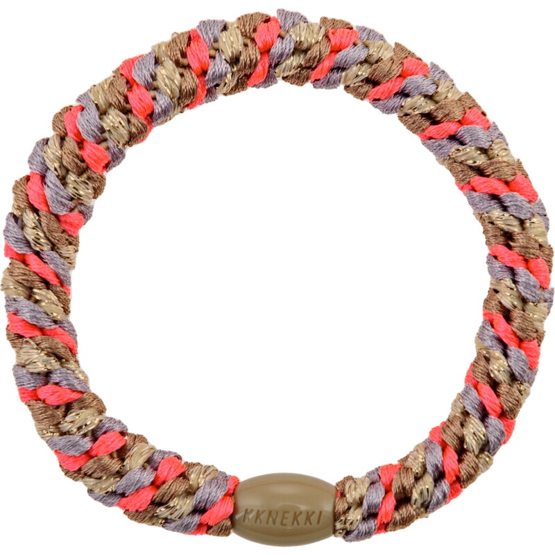 Gumička do vlasov Kknekki Mix Nougat Neon Pink 65156446