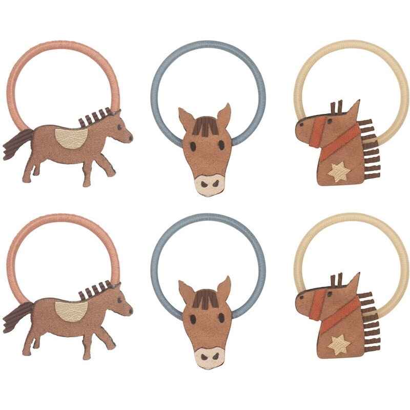 MIMI & LULA Gumičky do vlasov Pony mini – sada 6 ks 65156470