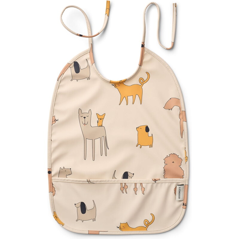 LIEWOOD Detský podbradník Lai Cats and Dogs 65158397