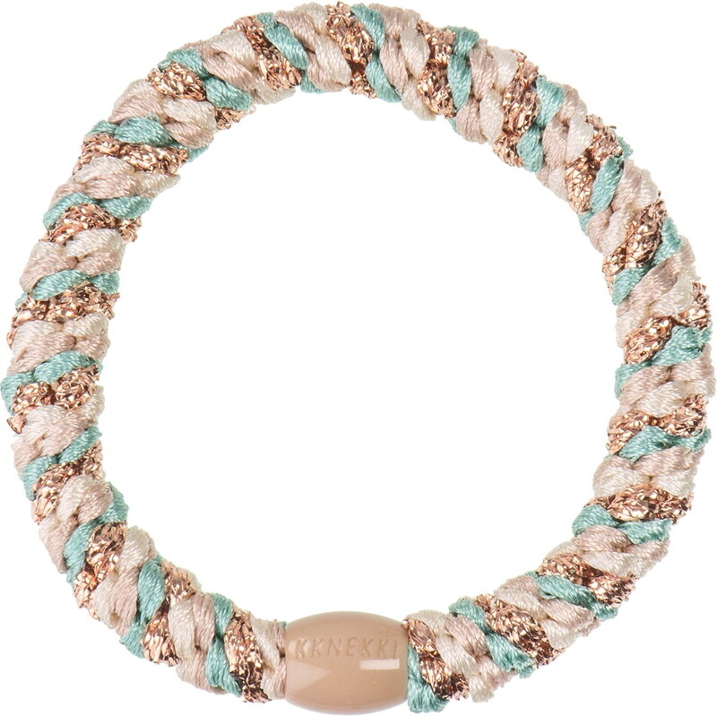 Gumička do vlasov Kknekki Turkish Beige Glitter 65158461