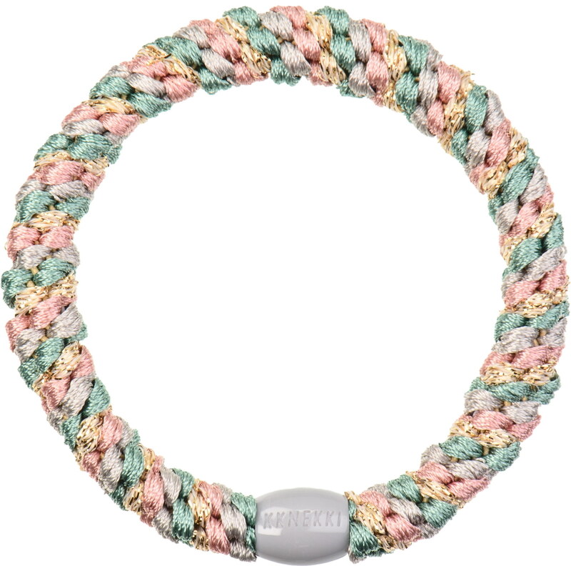 Gumička do vlasov Kknekki Faded Green Pink Glitter 65158812