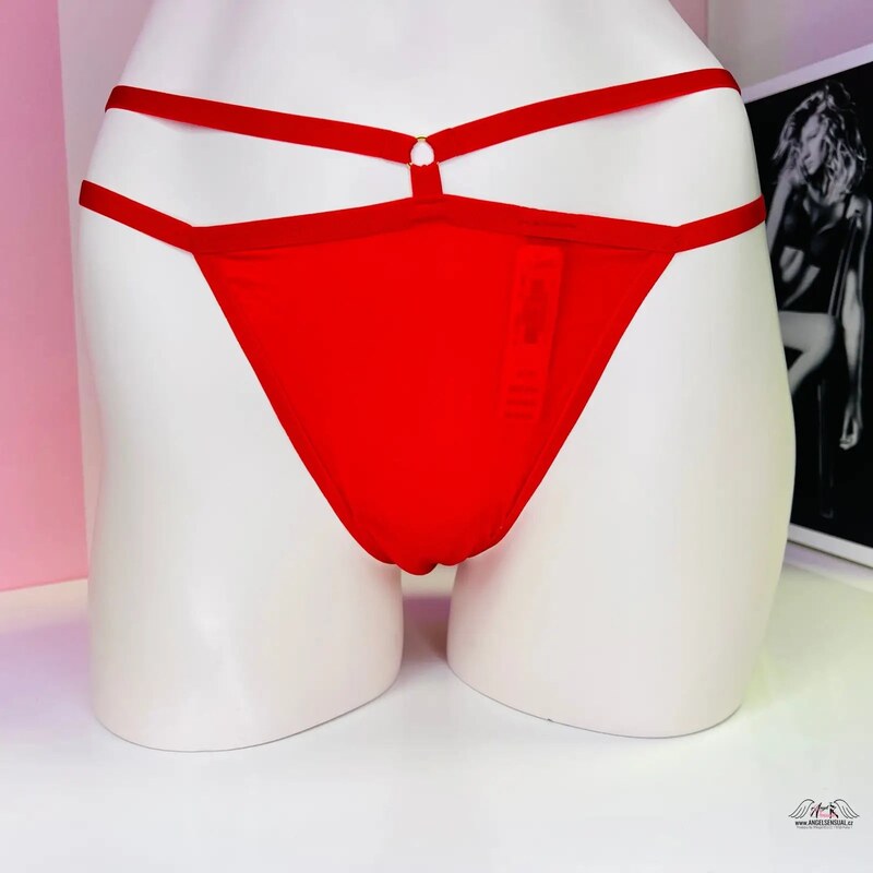 Victorias Secret V-String tangá s úzkymi pásikmi 46575110