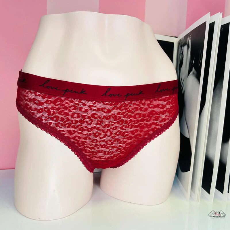 PINK Čipkové tangá 46574610