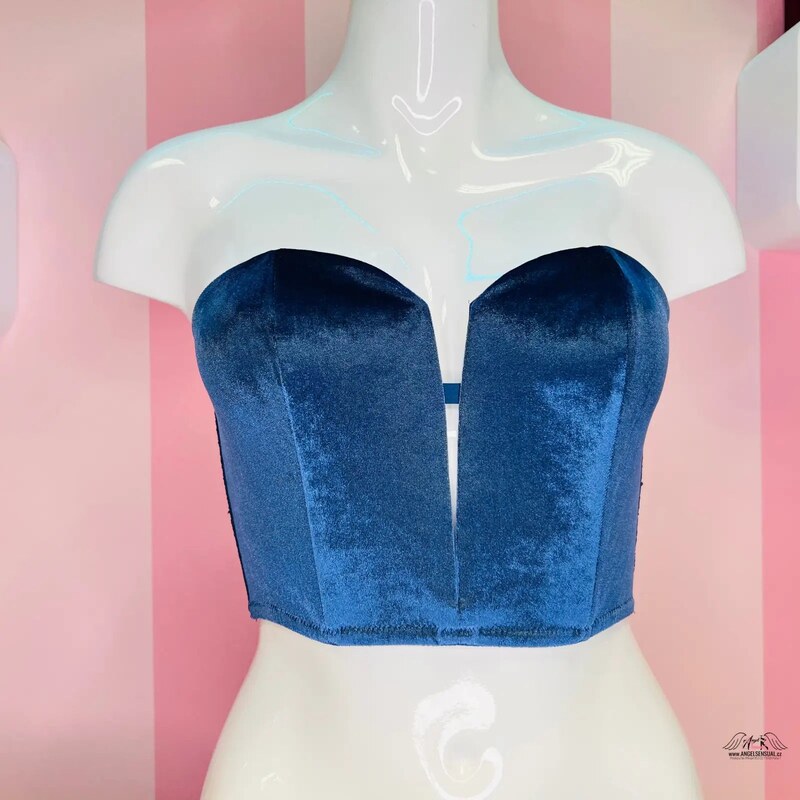 Victorias Secret Zamatový korzet 46833311