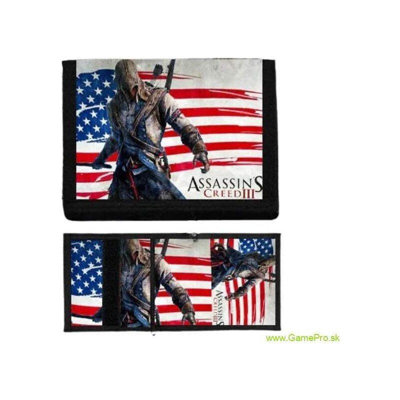 SpikeStreet Assassins Creed 3 Connor USA (peňaženka) 65158929