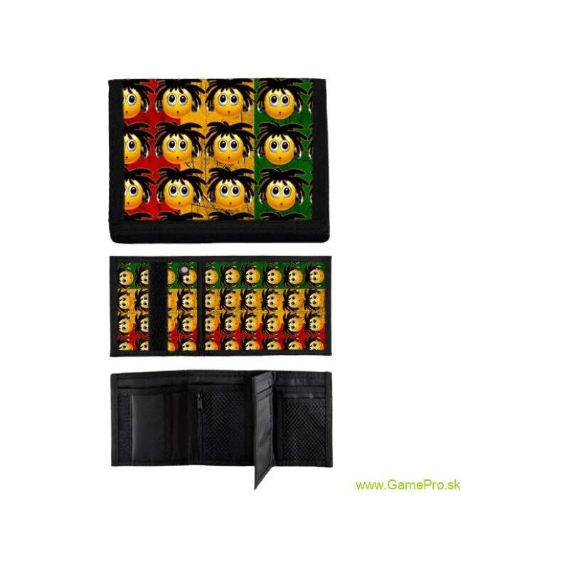 SpikeStreet Rasta Smiley (peňaženka) 65158931