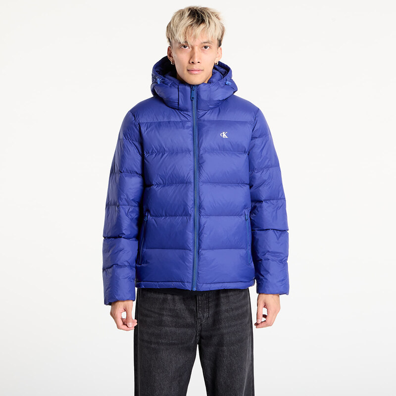 Bunda Calvin Klein Jeans Ls Nylon Zip Off Hooded Jacket Blue L 65160363