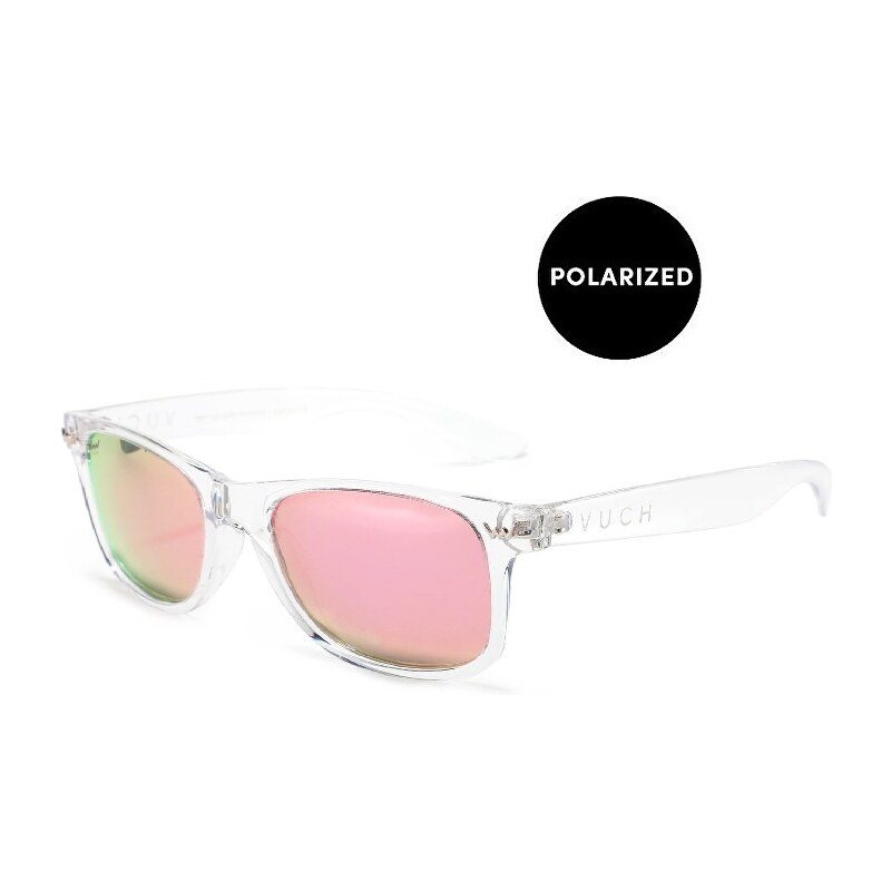 Vuch Dámske polarizačné slnečné okuliare Sollary Transparent Pink 66584045