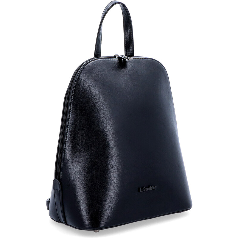 Mestský batoh zo syntetickej kože Le Sands čierna 7700 C 65160285
