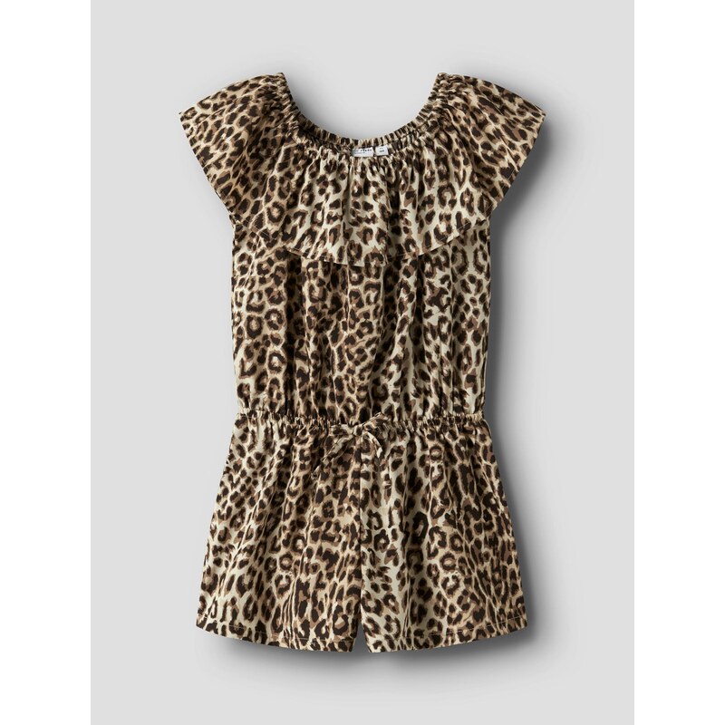 NAME IT Overal NKFVinaya krémová / tmavobéžová / čierna 63466429