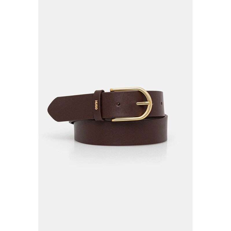 Kožený opasok HUGO Zoey Belt 3,5cm 65489527