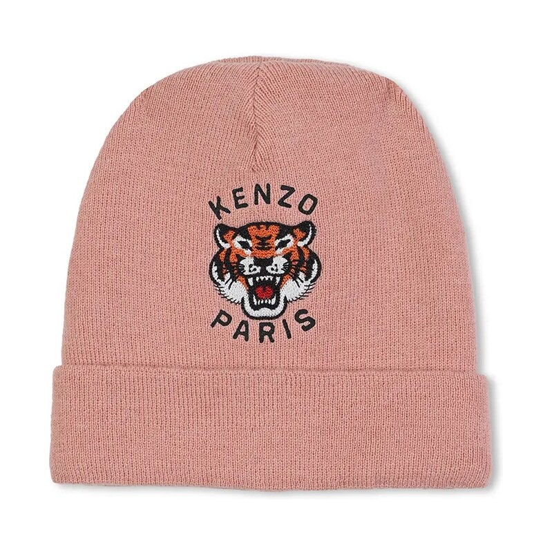 Detská čiapka s prímesou kašmíru Kenzo Kids 65162338