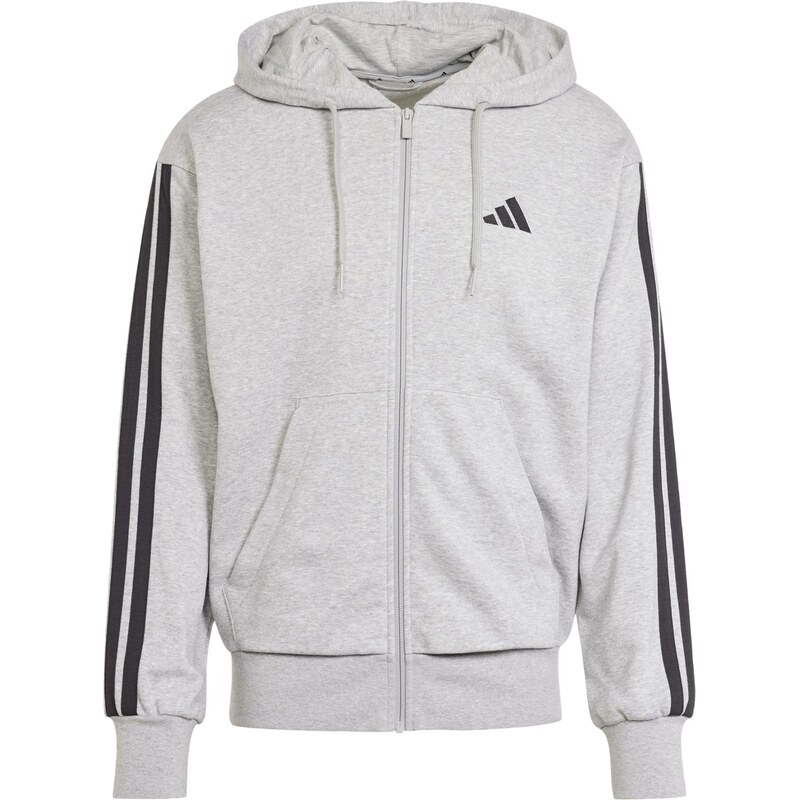 ADIDAS SPORTSWEAR Tepláková bunda Essentials French Terry svetlosivá / 65162616