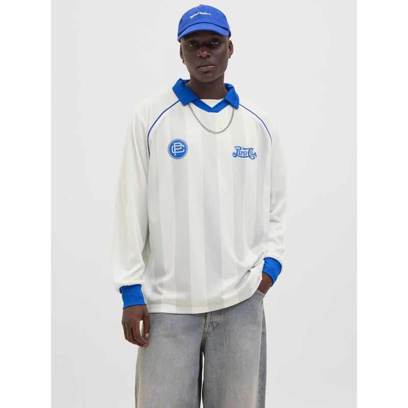 JACK & JONES Tričko JJPEPSI nebielená / kráľovská modrá / biela 65162679