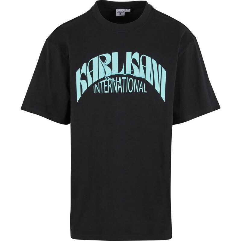 Karl Kani Tričko International svetlomodrá / čierna 65300707