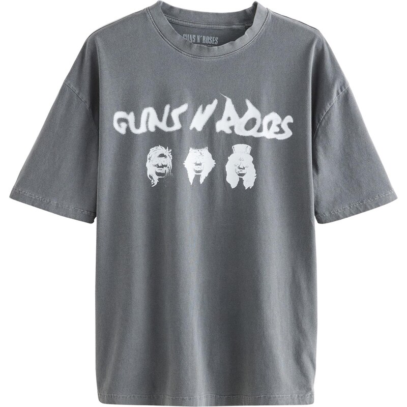 Next Tričko tmavosivá / biela 65678141