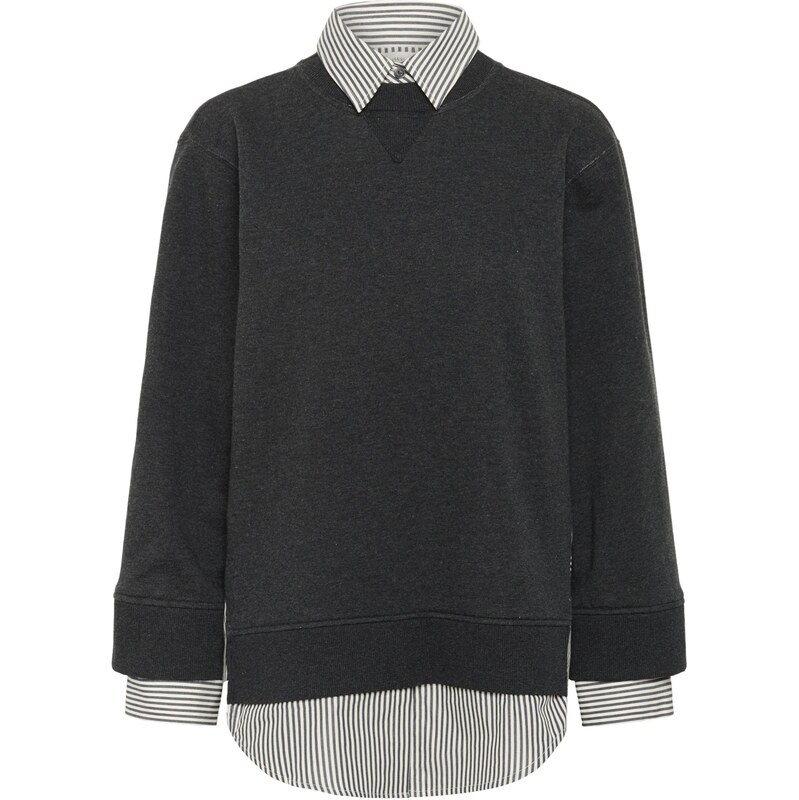 InWear Sveter NataljaIW tmavosivá / čierna / šedobiela 65464669