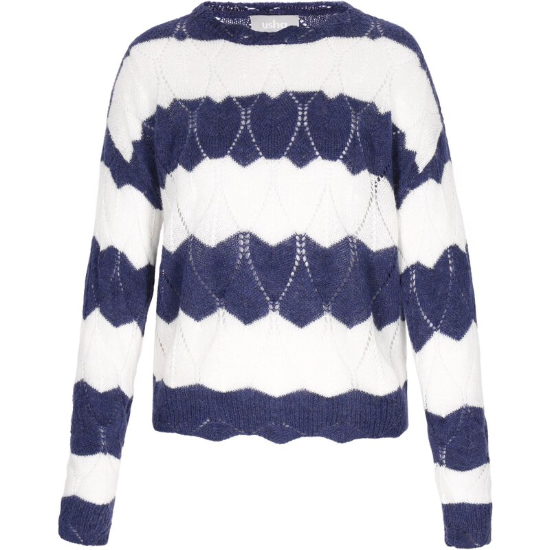 Usha Sveter námornícka modrá / biela 65707401