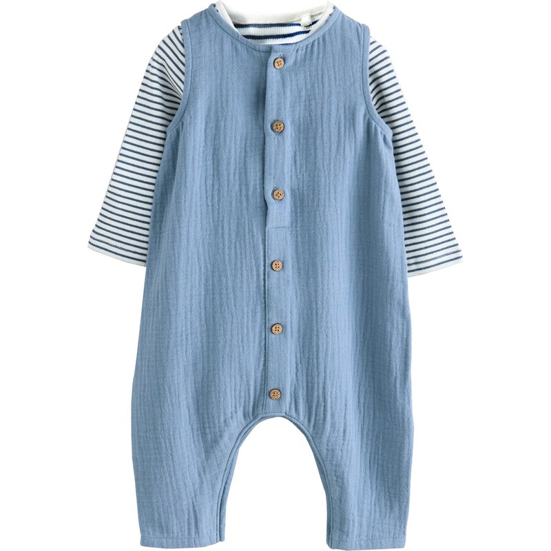 Next Set námornícka modrá / opálová / biela 65658817