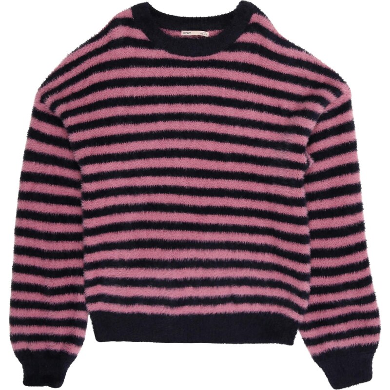 ONLY GIRLS Sveter námornícka modrá / svetloružová 65694705