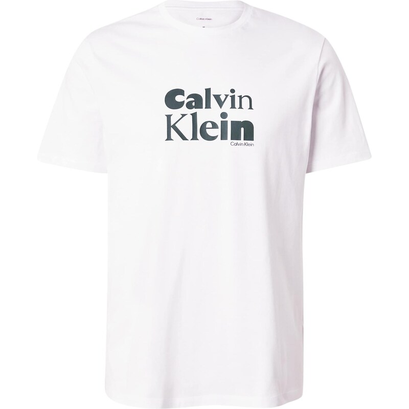 Calvin Klein Tričko jedľová / biela 65162883