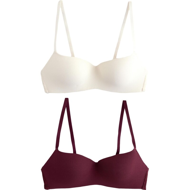 Next Podprsenka farba lesného ovocia / biela 65731352