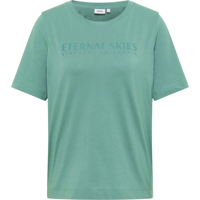 CECIL Tričko Eternal Skies zelená / nefritová 65887959