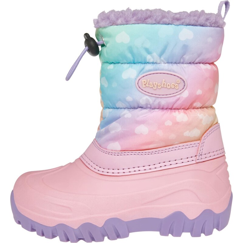 PLAYSHOES Snehule Regenbogen modrá / zelená / orgovánová / staroružová 65662151