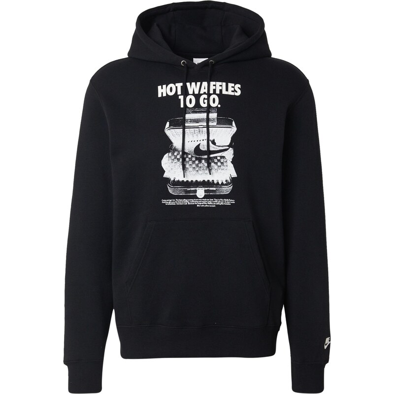 Nike Sportswear Mikina Club čierna / biela 65889897