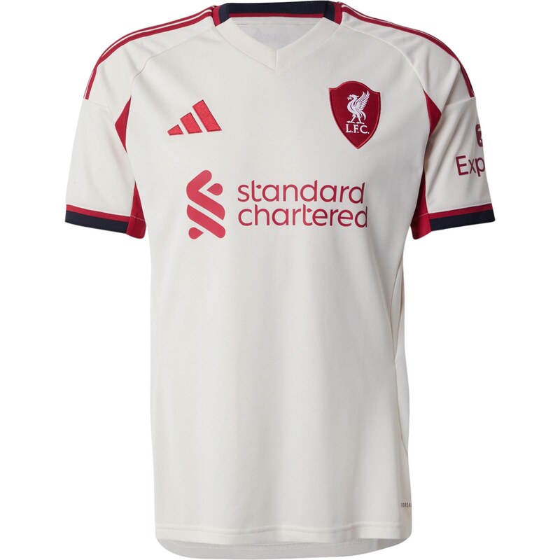 ADIDAS PERFORMANCE Dres Liverpool FC 25/26 červená / biela 65163043