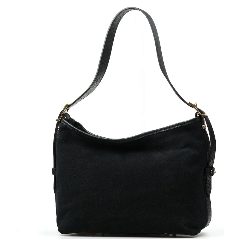 Blaire Kožená kabelka Samon čierna 65162305