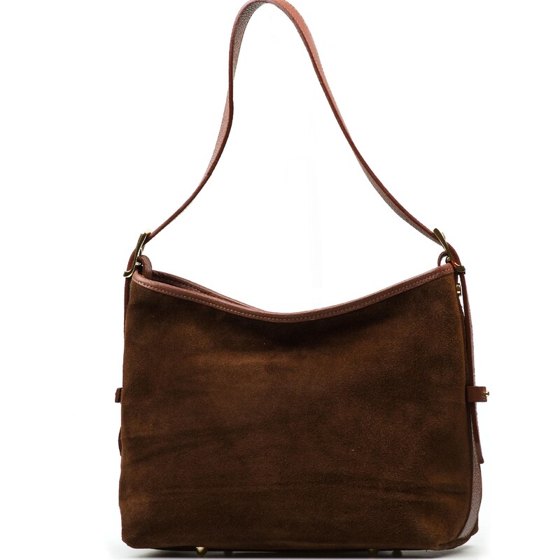 Blaire Kožená kabelka Samon hnedá 65162306