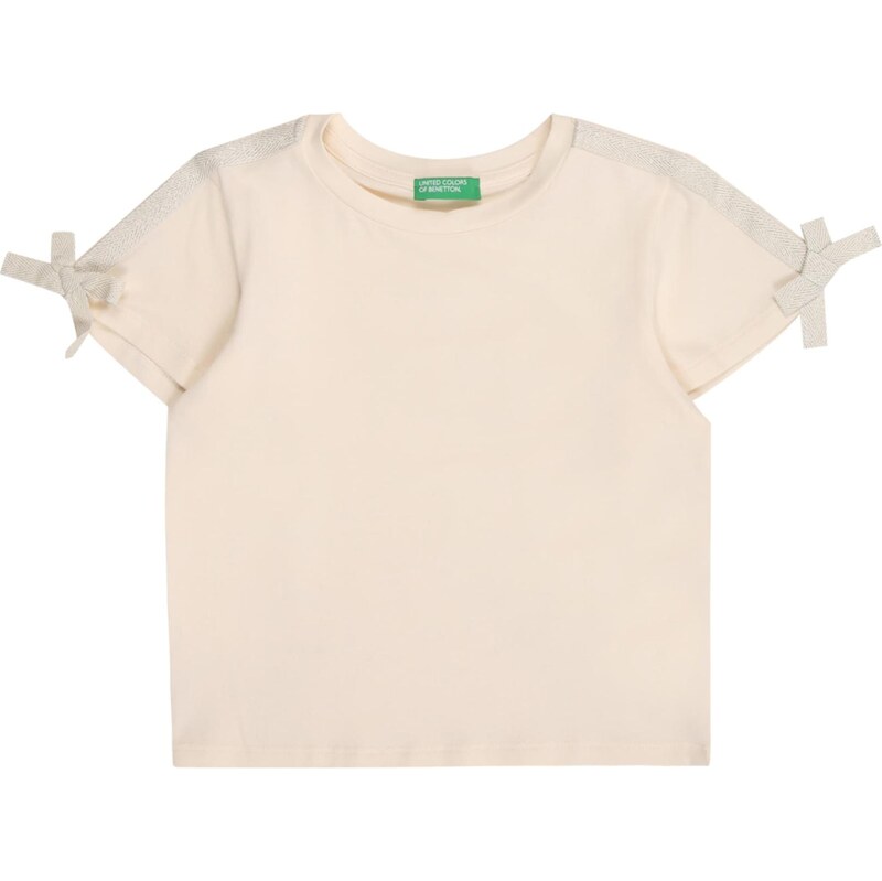 UNITED COLORS OF BENETTON Tričko strieborná / šedobiela 65889853