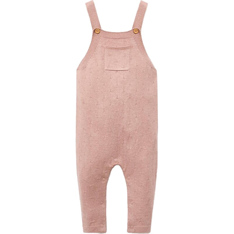 MANGO KIDS Nohavice na traky BRITAINP ružová 65843894