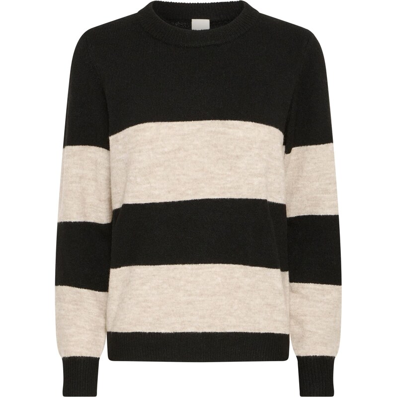 ICHI Sveter IHEDEEN béžová / čierna 65886828