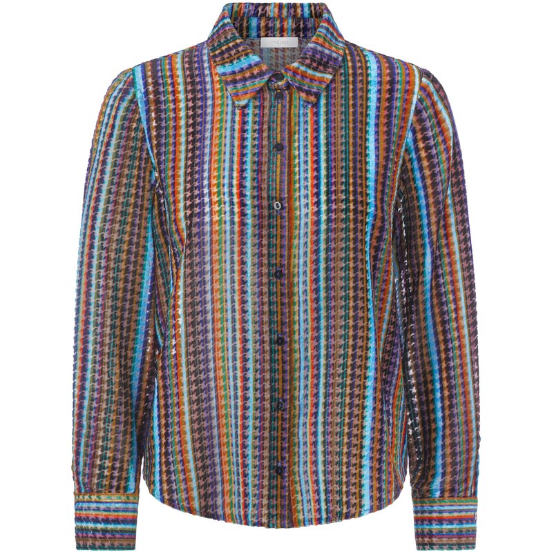 Rich & Royal Blúzka farba ťavej srsti / svetlomodrá / petrolejová / 65795330