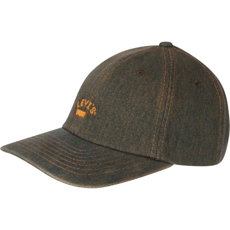 LEVIS Čiapka Lazy Girl olivová / oranžová 65889818