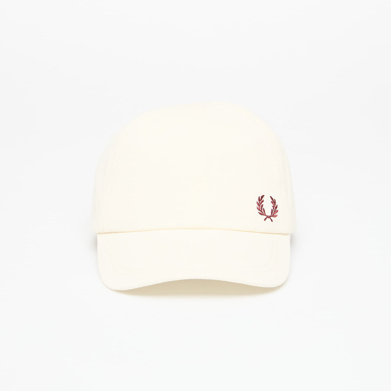 Čiapka FRED PERRY Pique Classic Cap Ecru/ Oxblood Universal 65164653