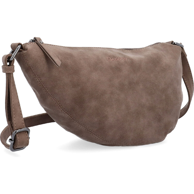 Kabelka zo syntetickej kože crossbody Tangerin hnedá 1111 H 65164594