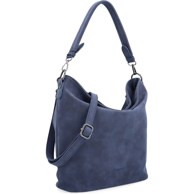 Kabelka zo syntetickej kože cez rameno Tangerin modrá 1103 TM 65164626