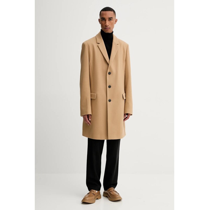 Vlnený kabát HUGO Migor2541 65165901