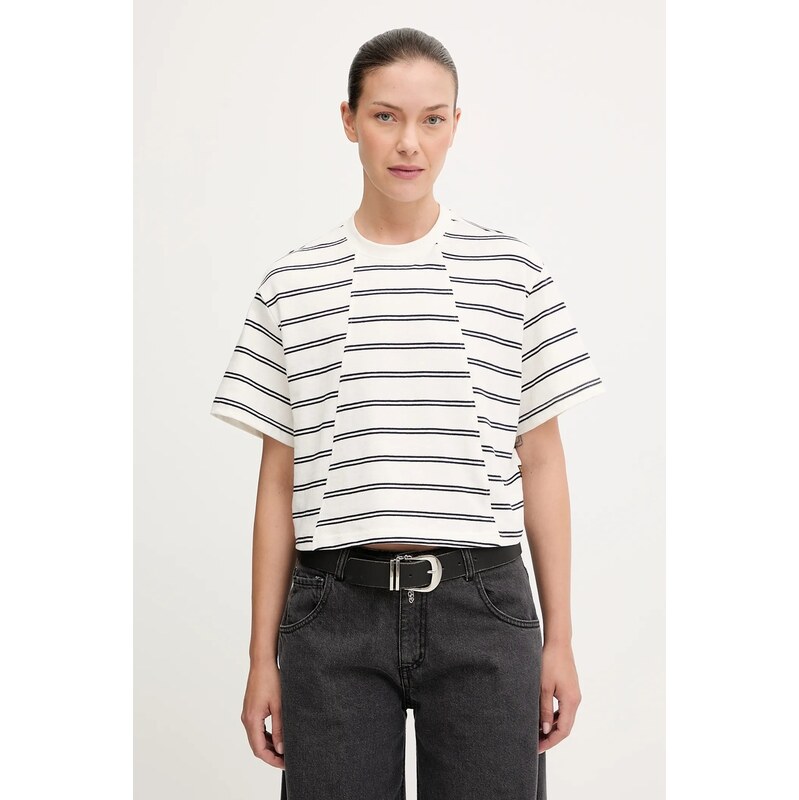 Bavlnené tričko G-Star A line stripe boxy 65165915